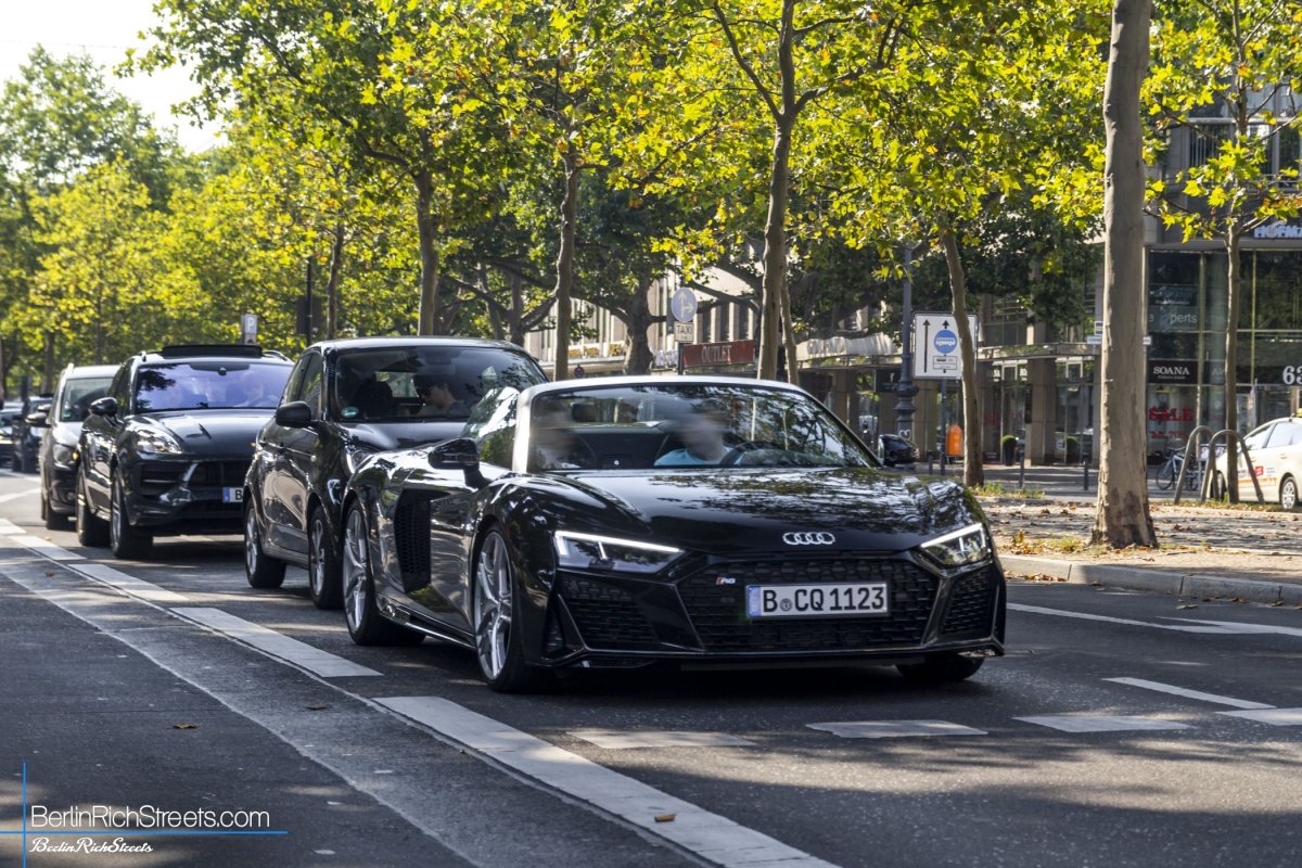 Audi R8 V10 Spyder Performance (2019) spotted in Berlin — BerlinRichStreets